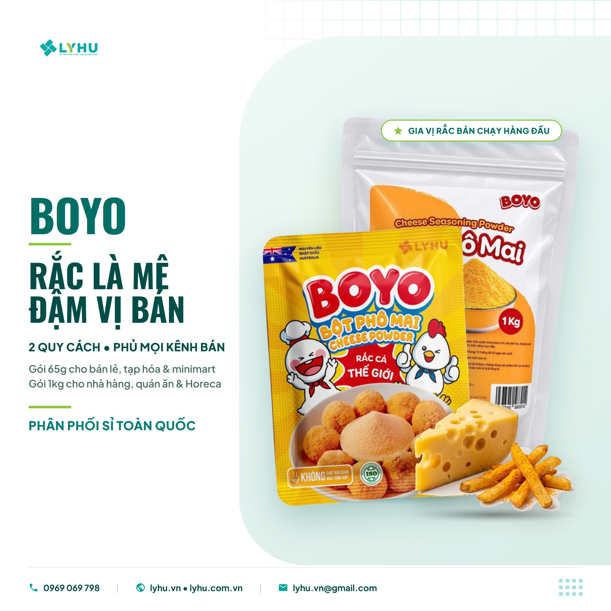 Bí Quyết Tăng Gấp Đôi Doanh Số Đồ Ăn Vặt Với Bột Phô Mai BOYO: Vốn Nhỏ, Lời Nhanh, Hút Khách Trẻ!